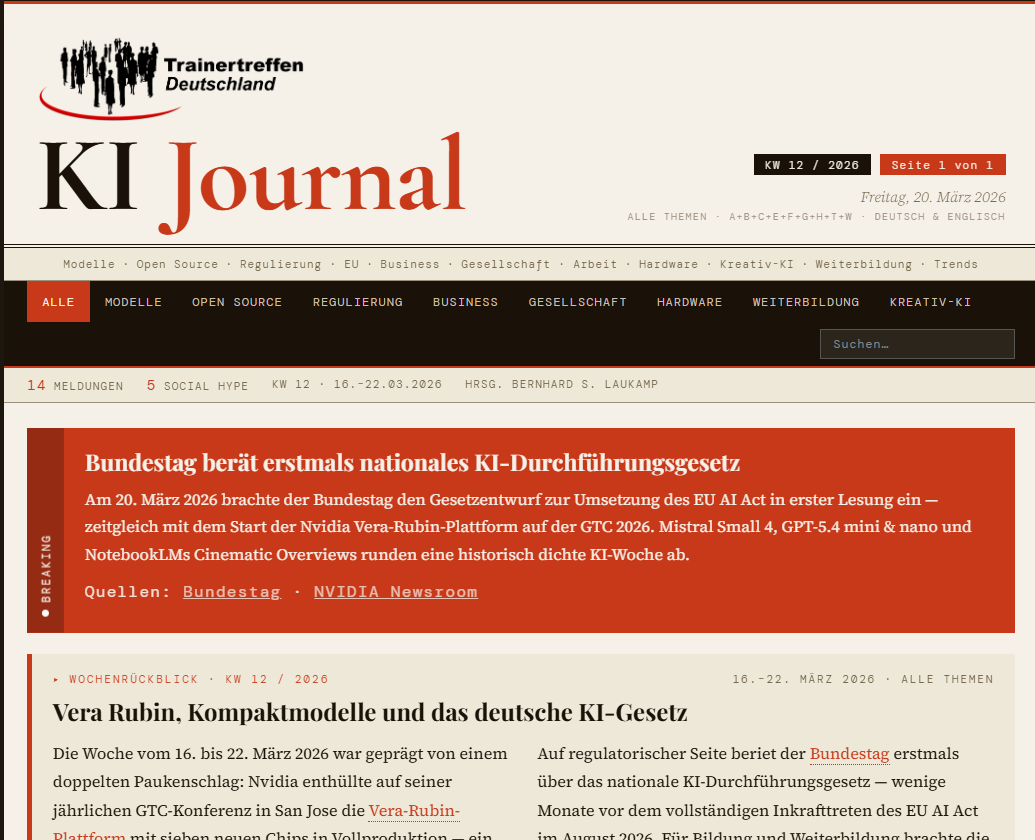 KI Journal KW 12/2026